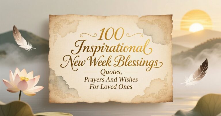 100 Inspirational New Week Blessings Quotes, Prayers And Wishes For Loved Ones