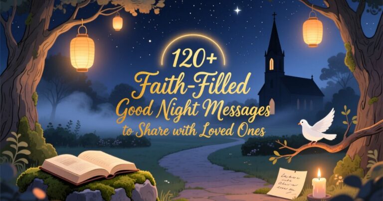 120+ Faith-Filled Good Night Messages to Share with Loved Ones