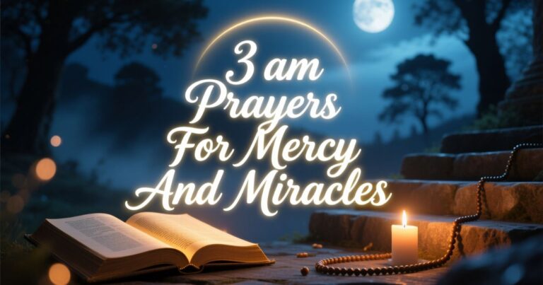 3 am Prayers For Mercy And Miracles
