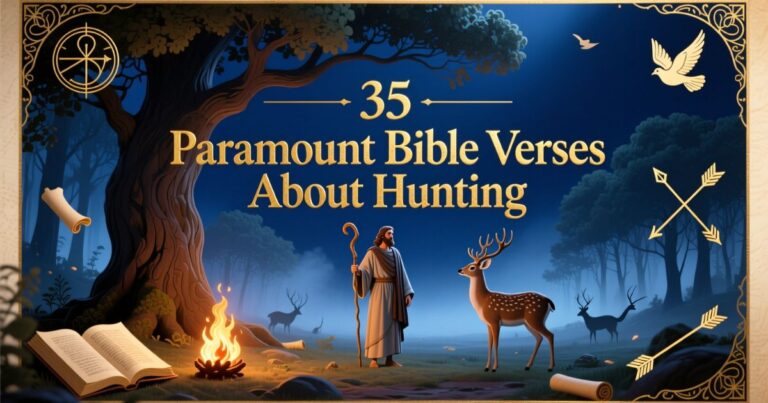 35 Paramount Bible Verses About Hunting