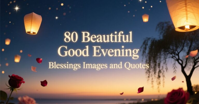 80 Beautiful Good Evening Blessings Images and Quotes