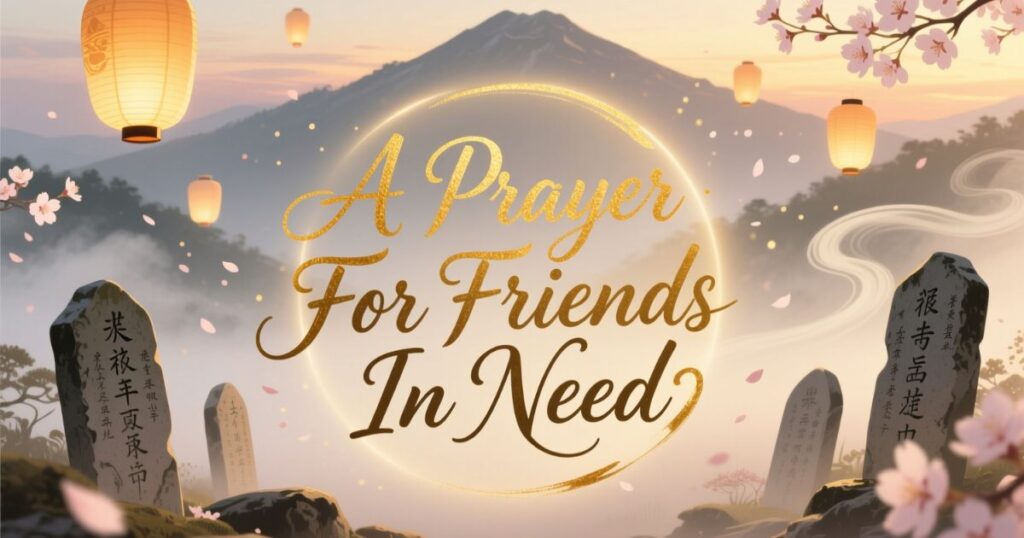 A Prayer For Friends In Need