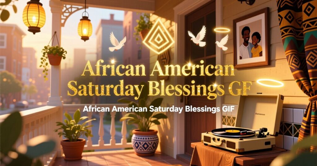 African American Saturday Blessings GIF