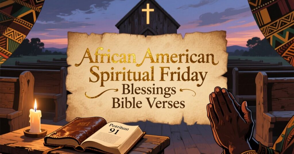 African American Spiritual Friday Blessings Bible Verses