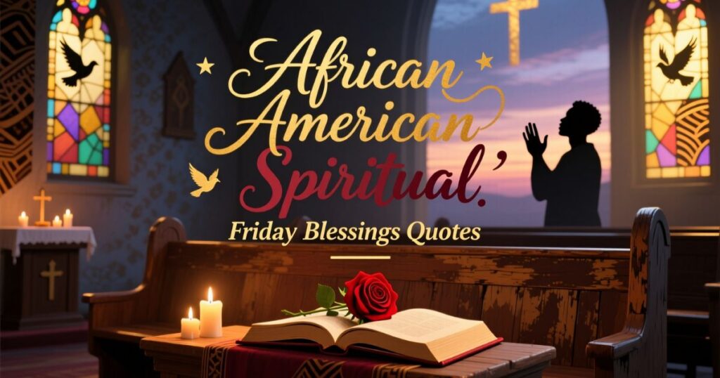 African American Spiritual Friday Blessings Quotes