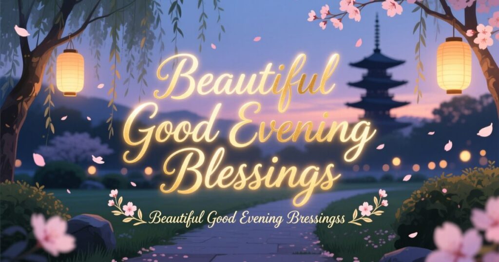 Good Evening Blessings