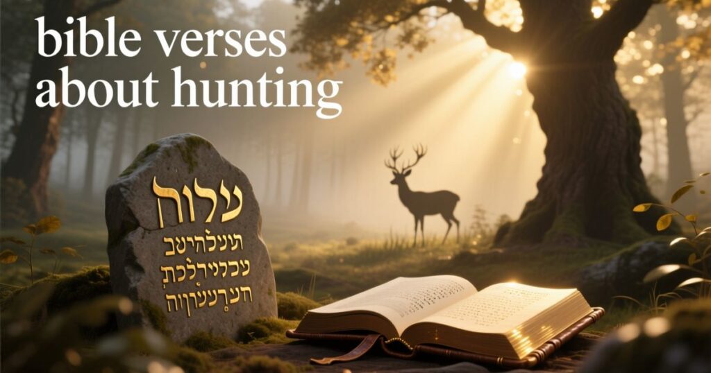 Bible Verses About Hunting