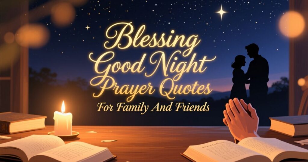 Blessing Good Night Prayer Quotes For Family And Friends