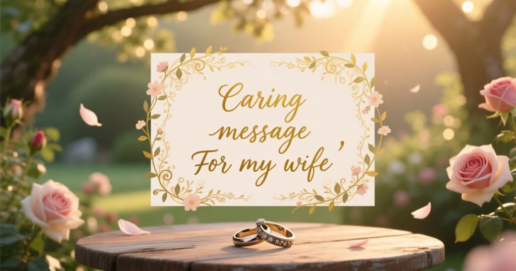 Caring Message For My Wife