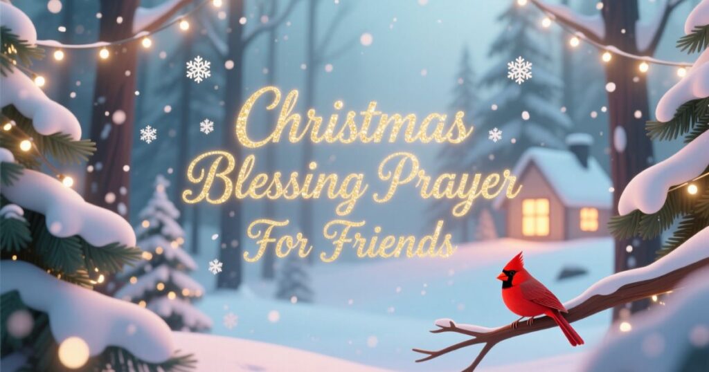 Christmas Blessing Prayer For Friends
