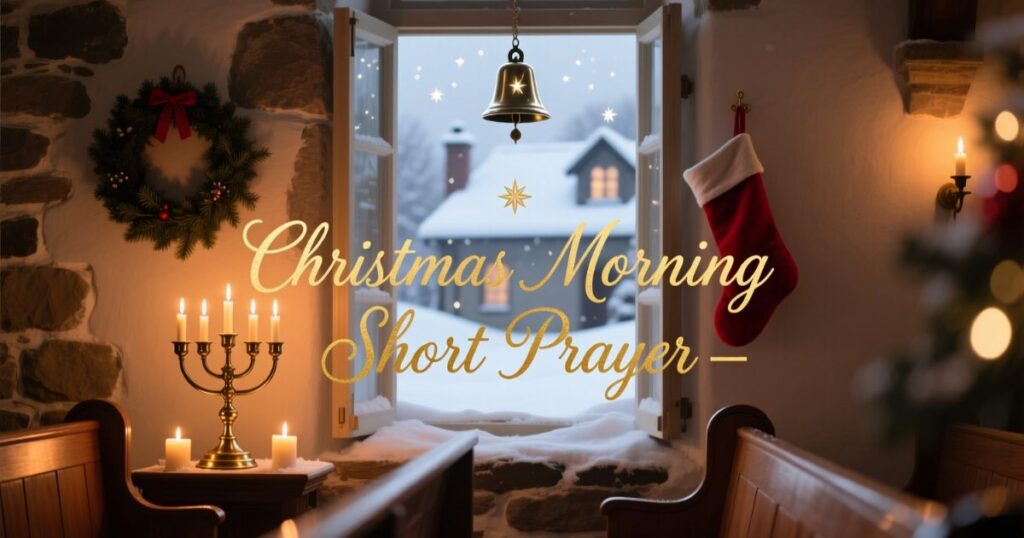 Christmas Morning Short Prayer