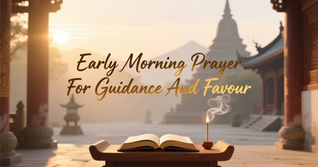 Early Morning Prayer For Guidance And Favour