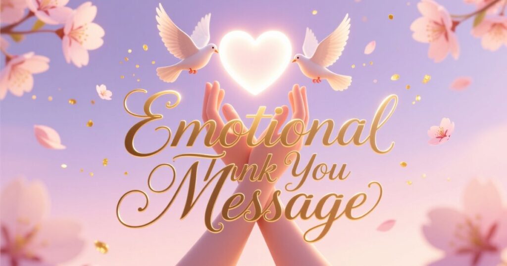 Emotional Thank You Message
