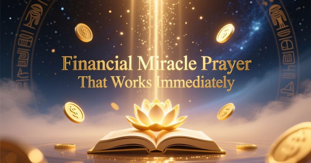 Financial Miracle Prayer That Works Immediately
