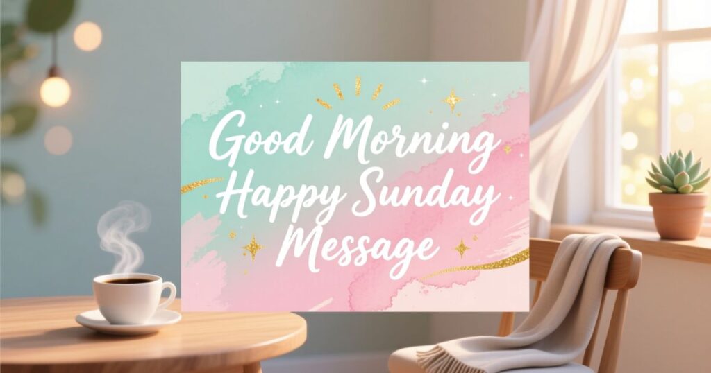 Sunday greetings message