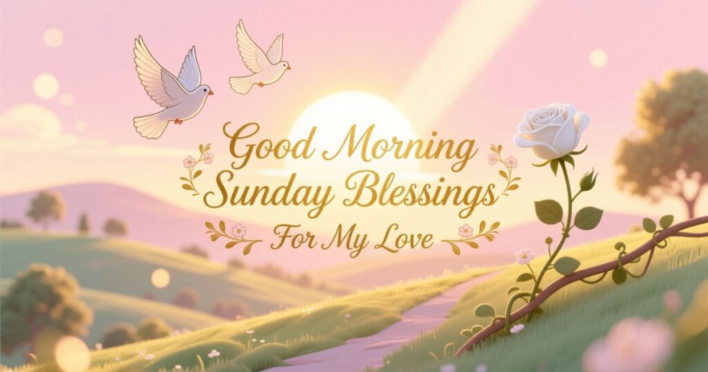 Good Morning Sunday Blessings For My Love