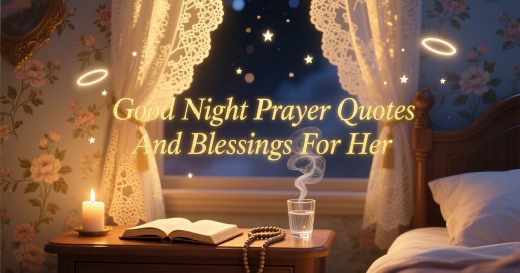 Good Night Prayer Quotes And Blessings For Her