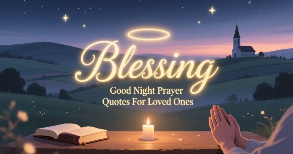Good Night Prayer Quotes For Loved Ones