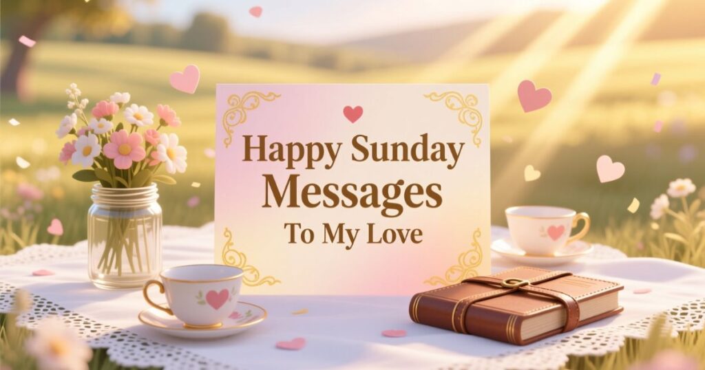 Happy Sunday Messages To My Love