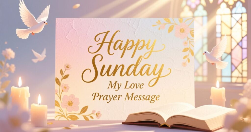 Happy Sunday My Love Prayer Message