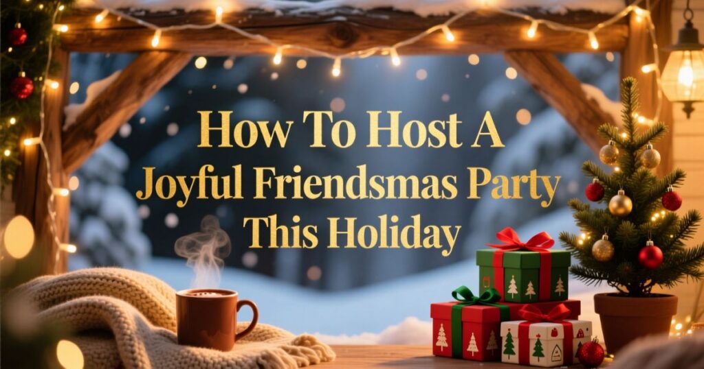 How To Host A Joyful Friendsmas Party This Holiday