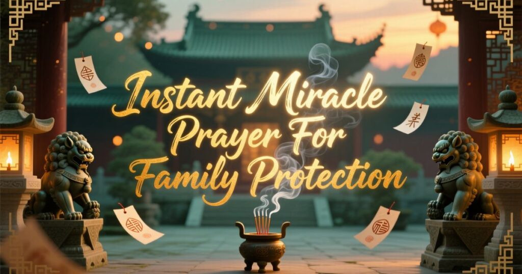 Instant Miracle Prayer For Family Protection