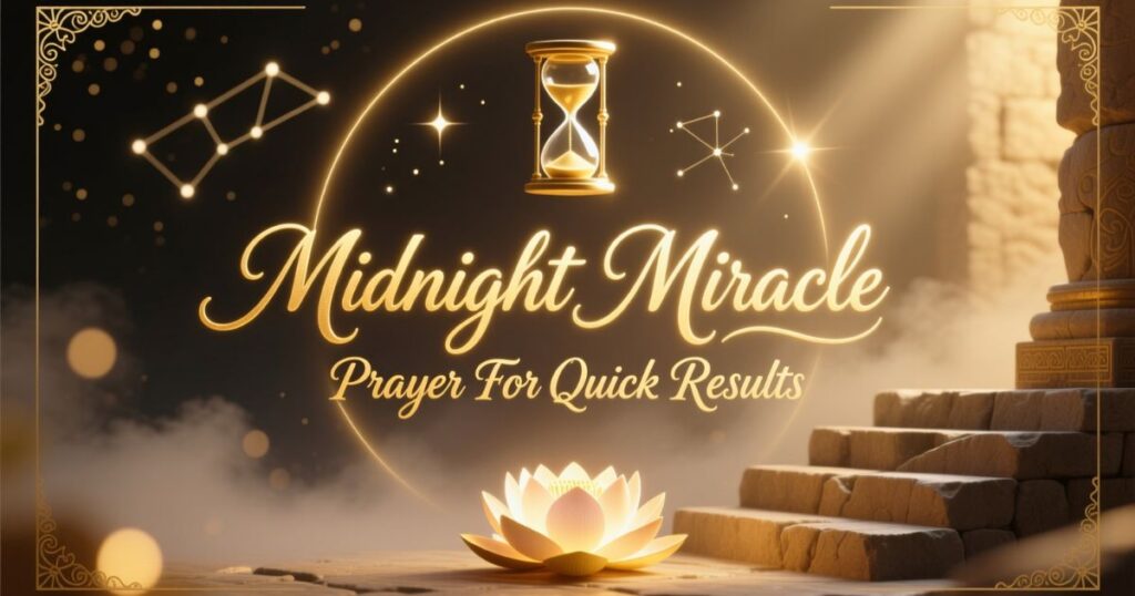 Midnight Miracle Prayer For Quick Results