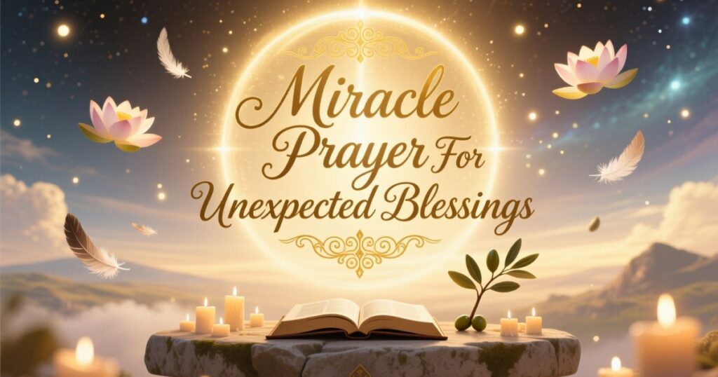 Miracle Prayer For Unexpected Blessings