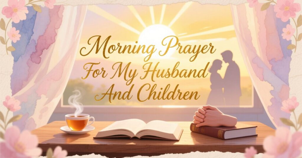 Morning Prayer For My Husband And Children