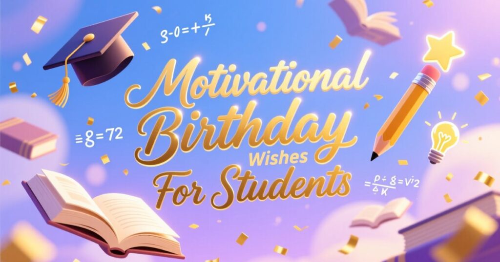Motivational Birthday Wishes For Students