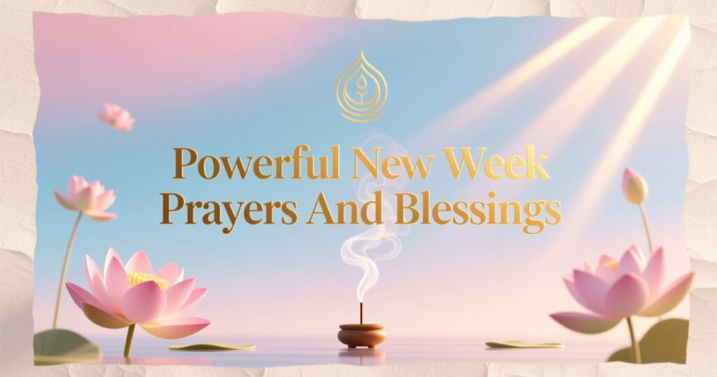 Powerful New Week Prayers And Blessings