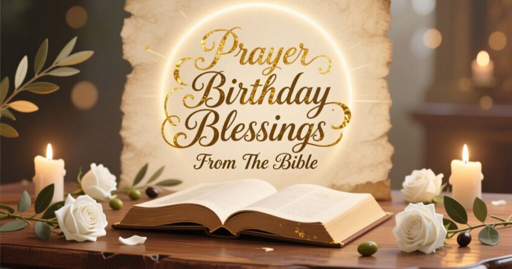 Prayer Birthday Blessings From The Bible