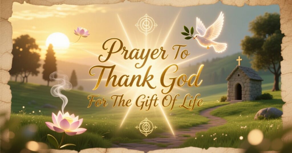 Prayer To Thank God For The Gift Of Life