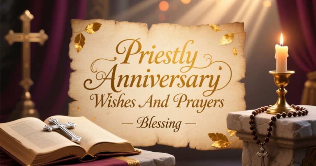 Priestly Anniversary Wishes And Prayers
