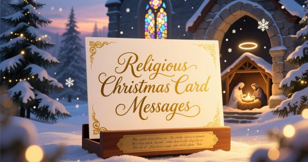 Religious Christmas Card Messages