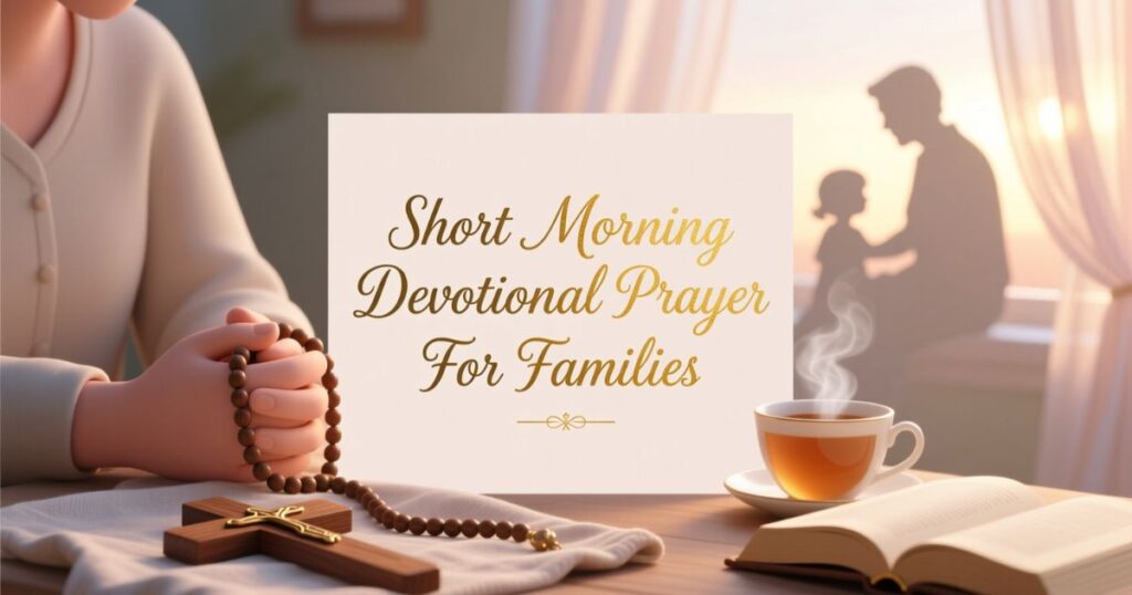 Short Morning Devotional Prayer For Families