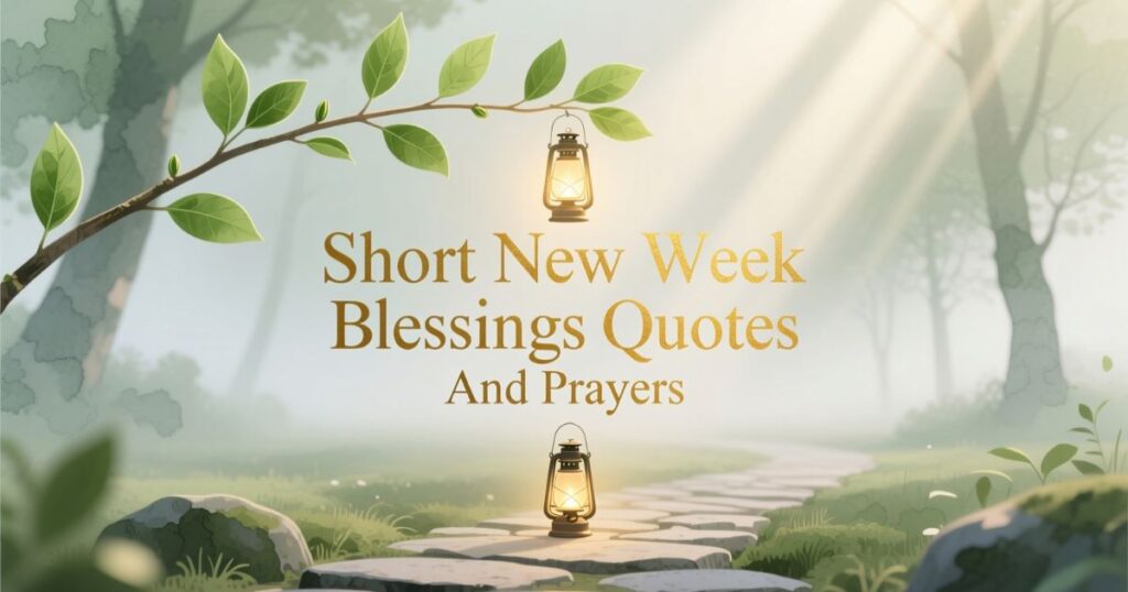 Short New Week Blessings Quotes And Prayers