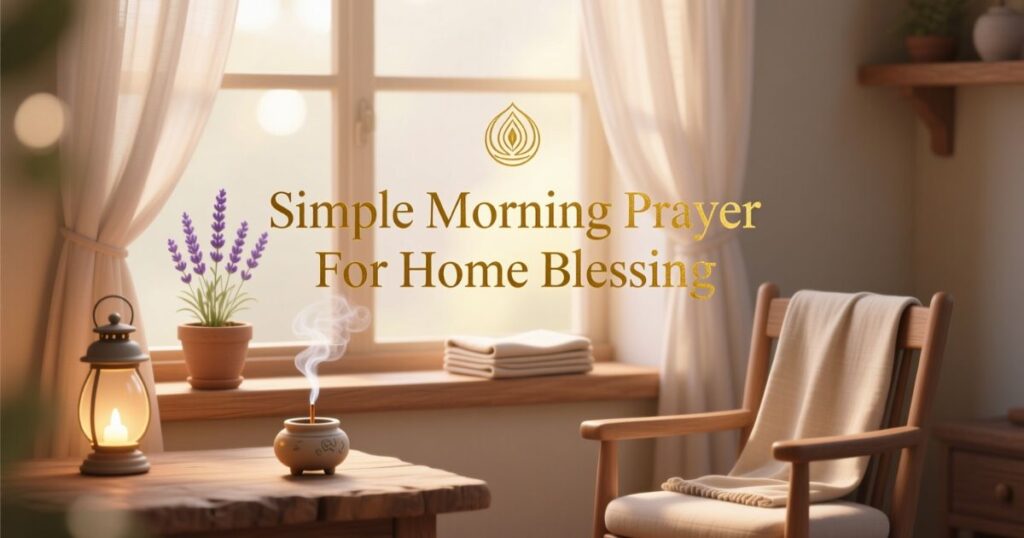 Simple Morning Prayer For Home Blessing
