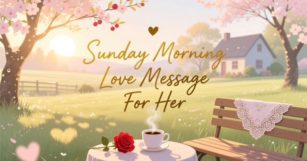 Sunday Morning Love Message For Her