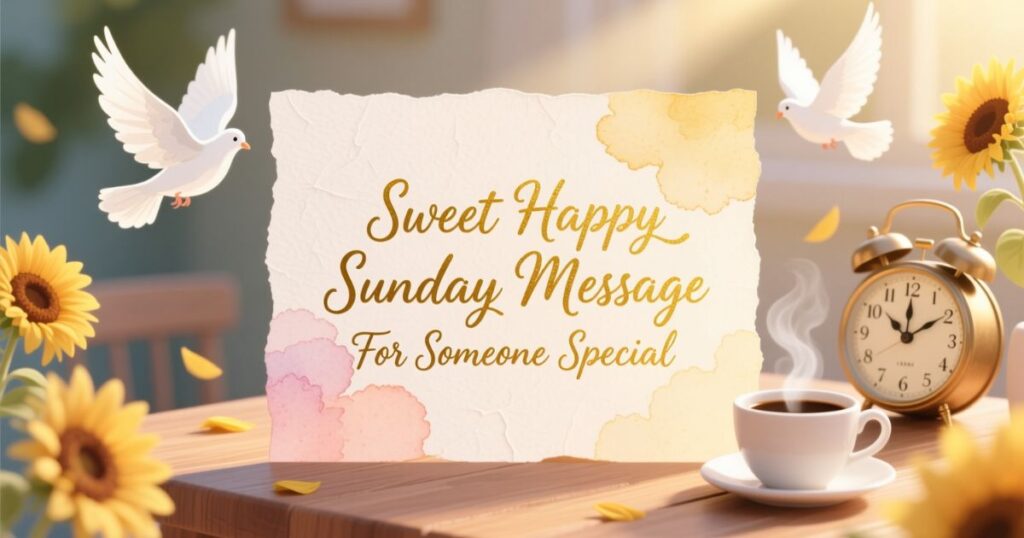 Sweet Happy Sunday Message For Someone Special