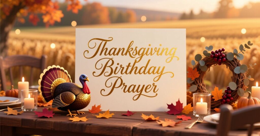 Thanksgiving Birthday Prayer