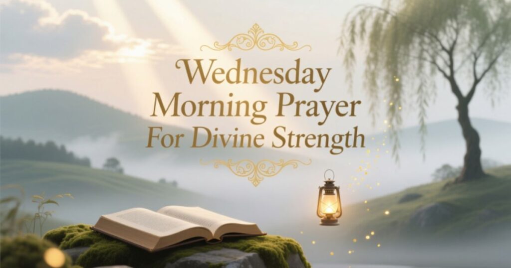Wednesday Morning Prayer For Divine Strength