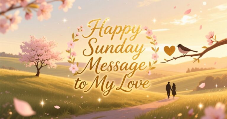 happy sunday message to my love