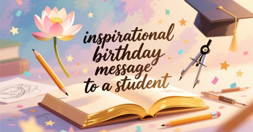 Inspirational Birthday Message To A Student