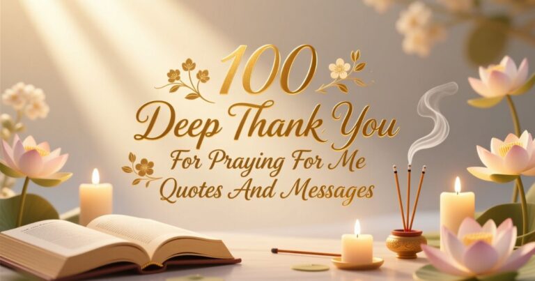 100 Deep Thank You For Praying For Me Quotes And Messages