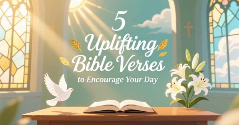 5 Uplifting Bible Verses to Encourage Your Day