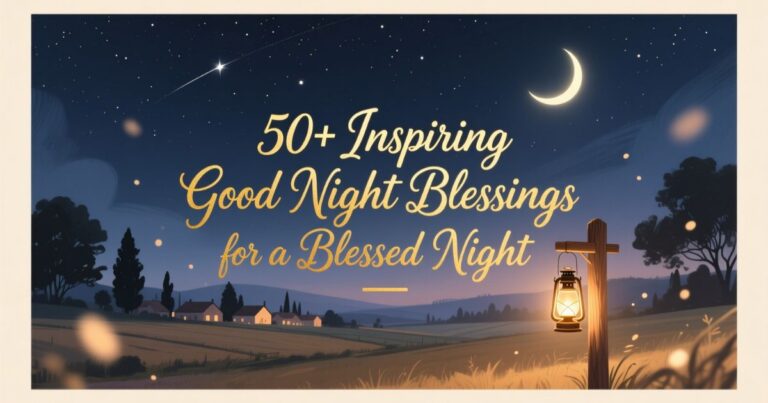 Inspiring Good Night Blessings for a Blessed Night