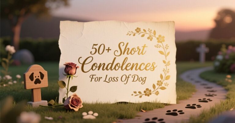 50+ Short Sympathies for loss of dog