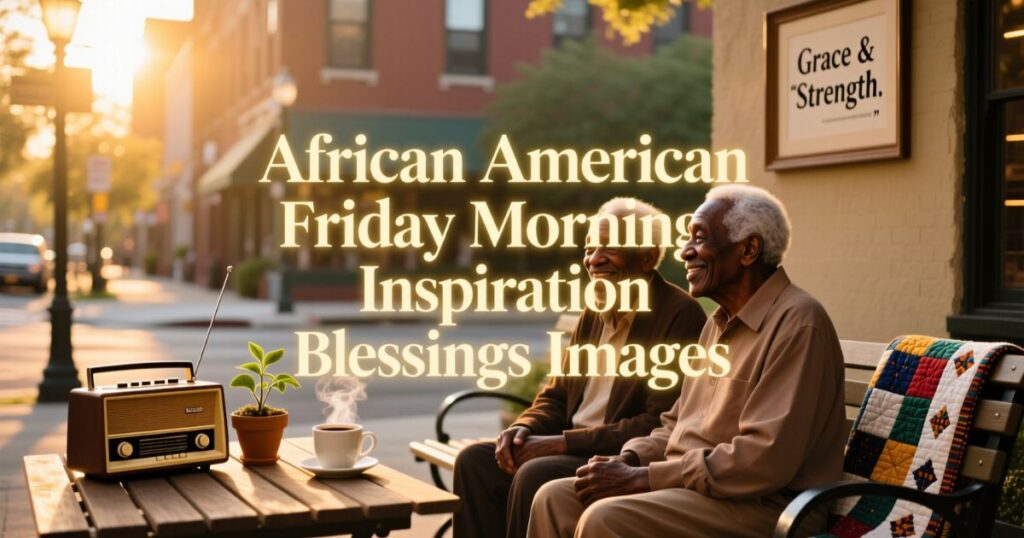 African American Friday Morning Inspiration Blessings Images