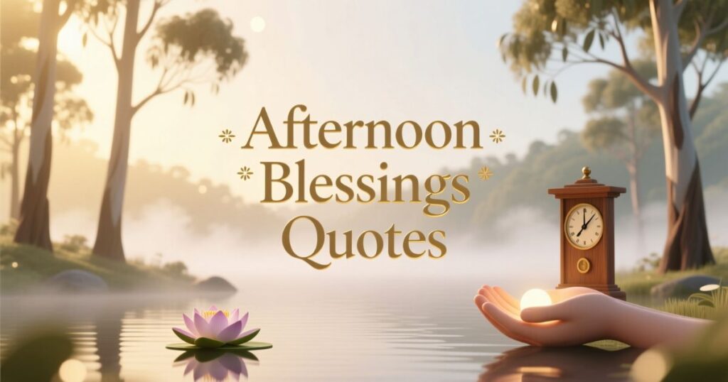 Afternoon Blessings Quotes